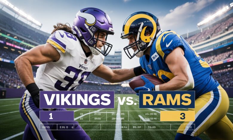 minnesota vikings vs los angeles rams match player stats
