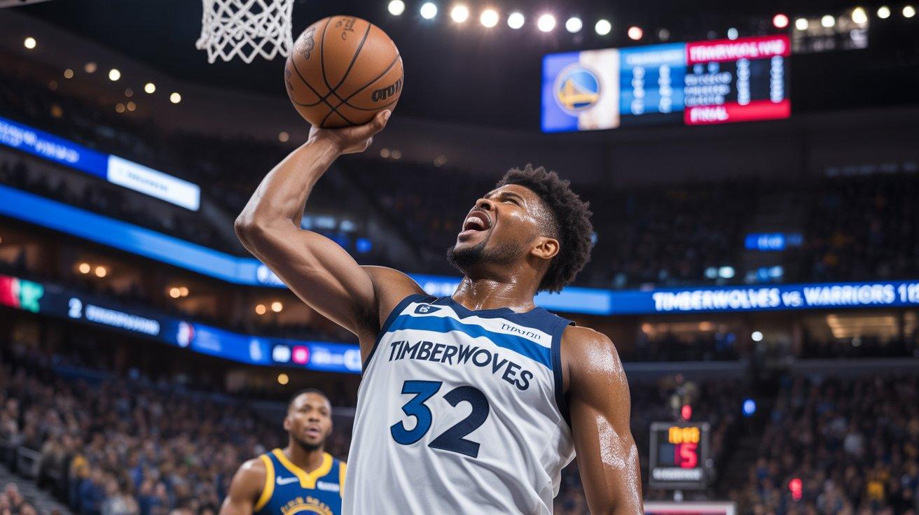 timberwolves vs golden state warriors match player stats