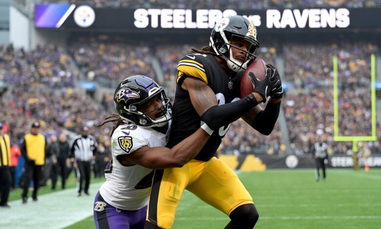 steelers vs baltimore ravens match player stats