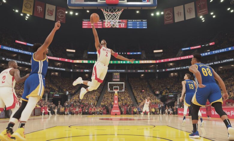 houston rockets vs golden state warriors match player stats