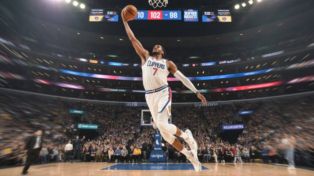 clippers vs denver nuggets match player stats