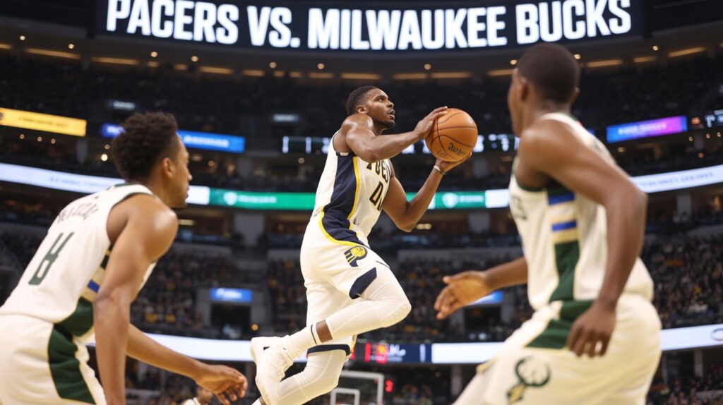 pacers vs milwaukee bucks match player stats