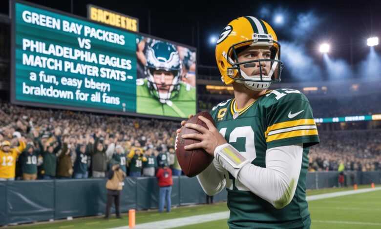 green bay packers vs philadelphia eagles match player stats