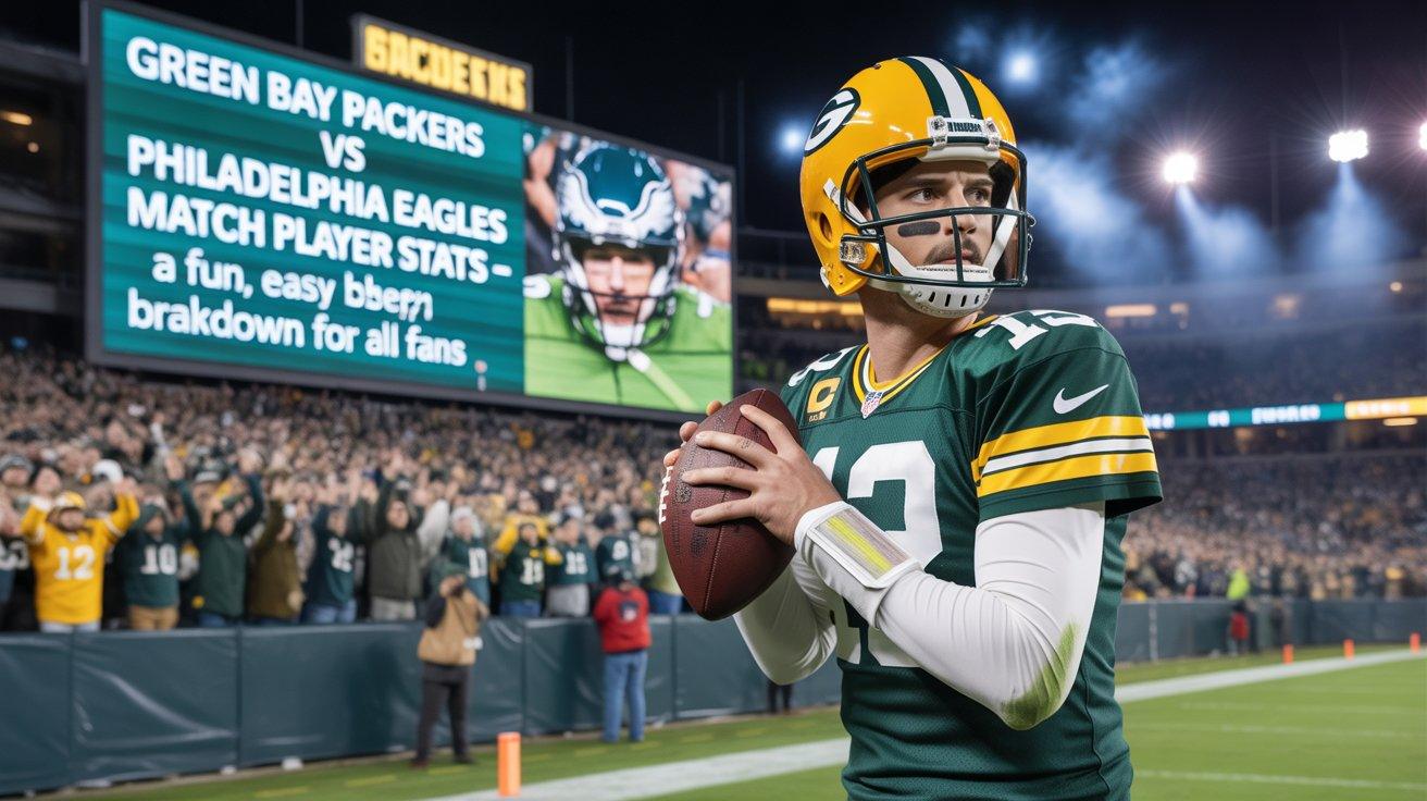 green bay packers vs philadelphia eagles match player stats