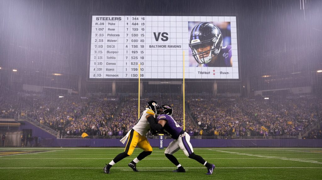 steelers vs baltimore ravens match player stats