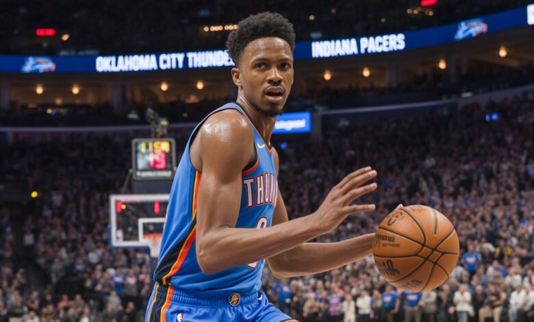 oklahoma city thunder vs indiana pacers match player stats