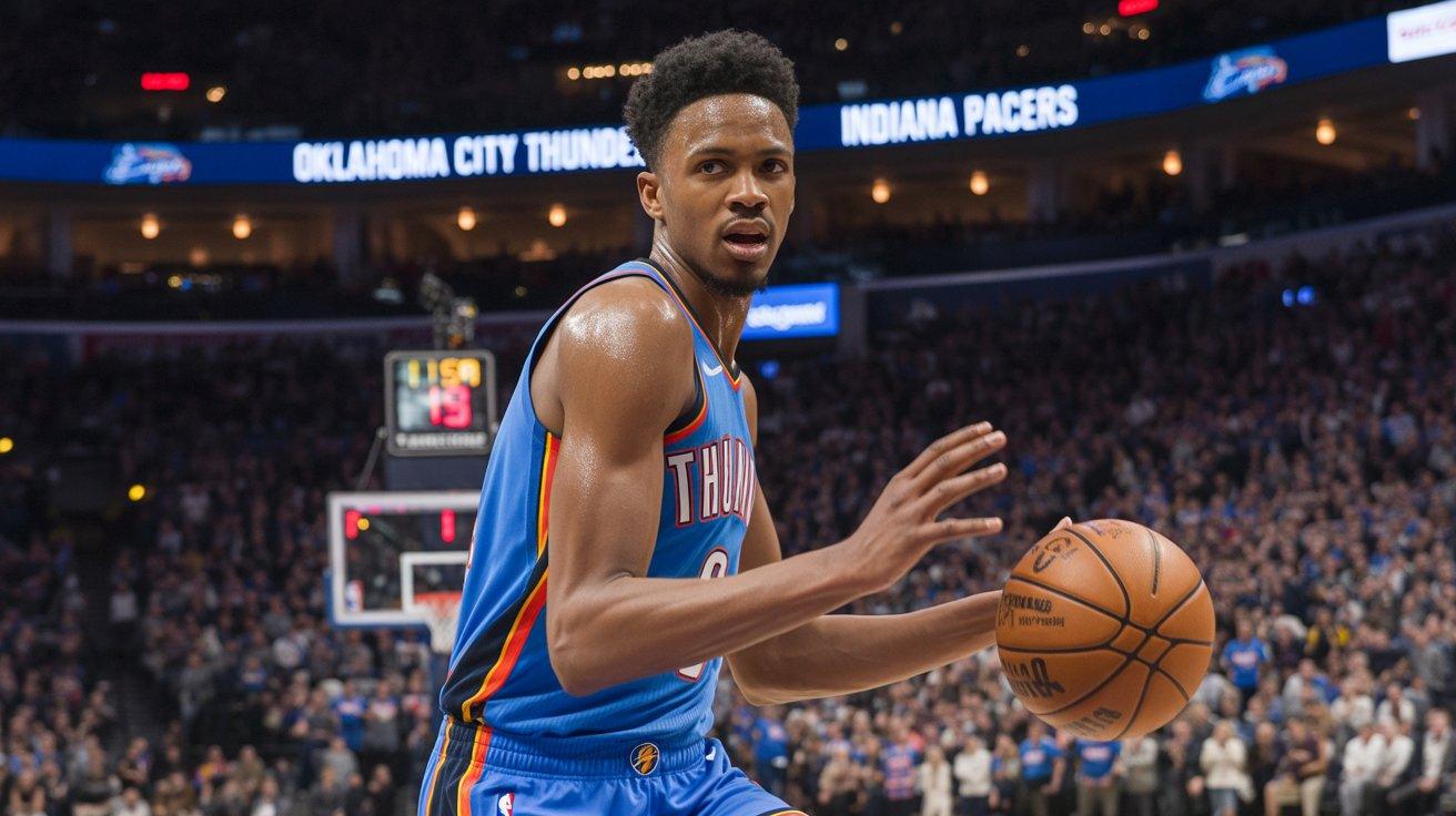 oklahoma city thunder vs indiana pacers match player stats