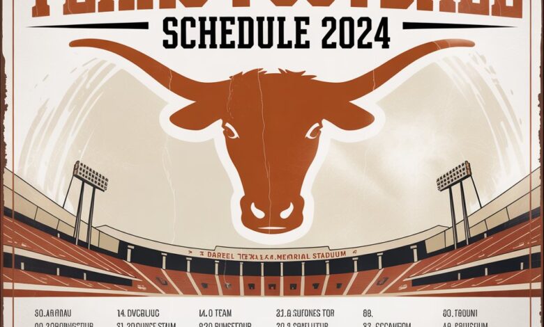 texas football schedule 2024