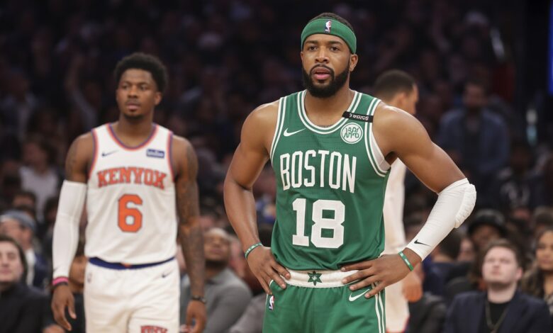 boston celtics vs knicks match player stats