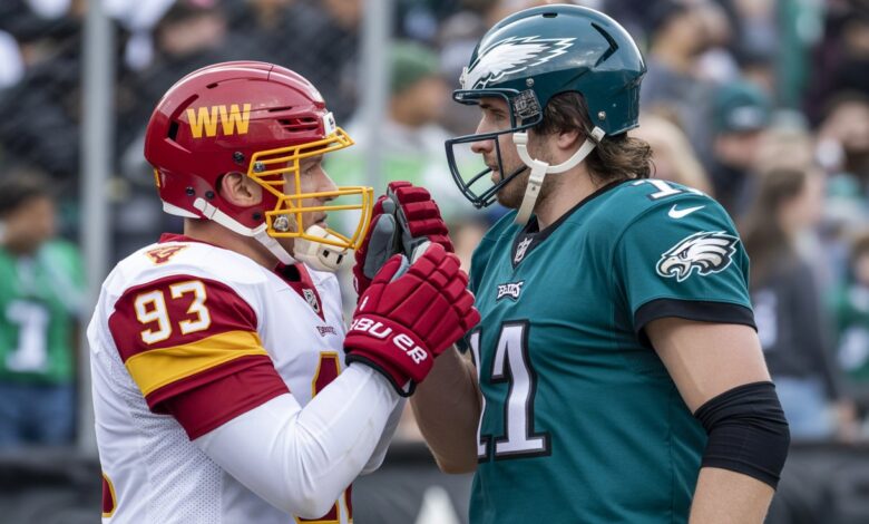 washington commanders vs philadelphia eagles match player stats