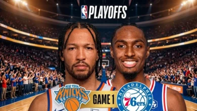 Knicks vs 76ers Match Player Stats
