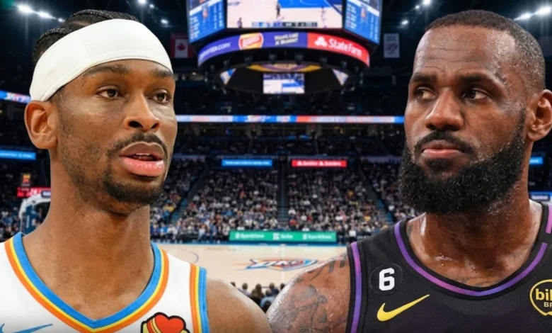 Lakers vs OKC Thunder Match stats