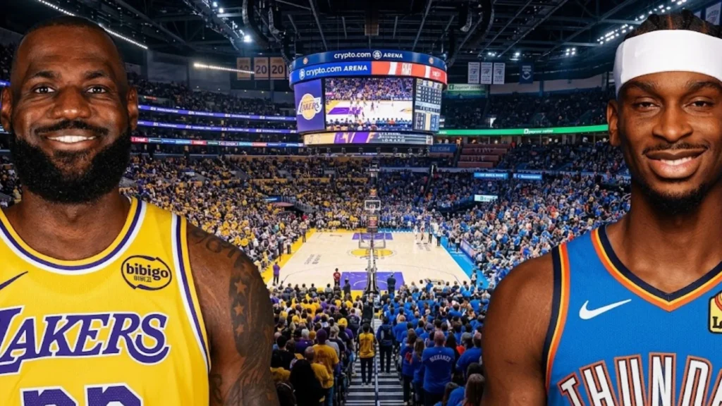 Lakers vs OKC Thunder Match stats