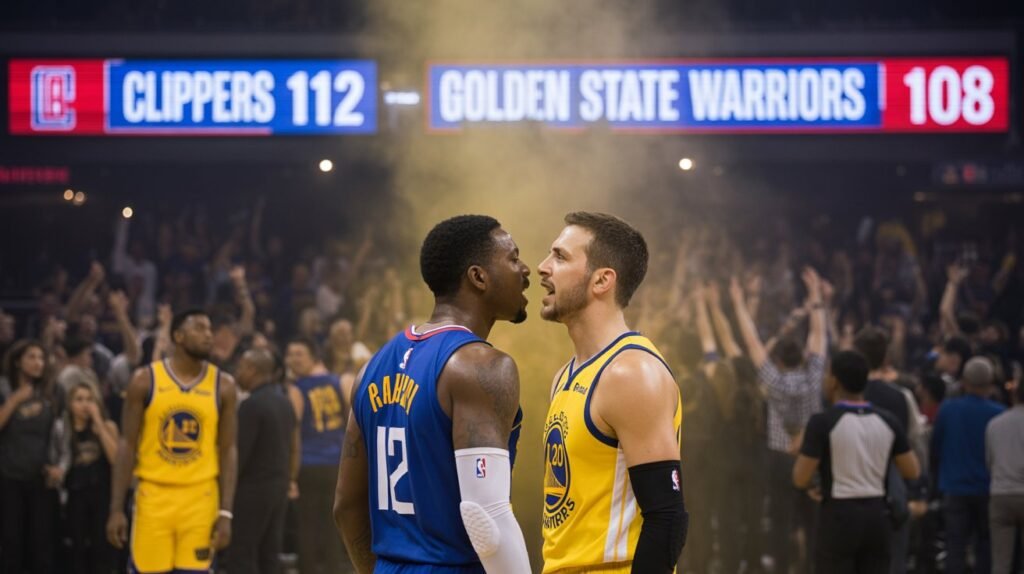 la clippers vs golden state warriors match player stats