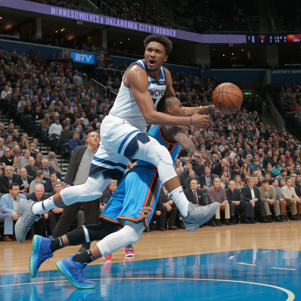 minnesota timberwolves vs oklahoma city thunder match player stats