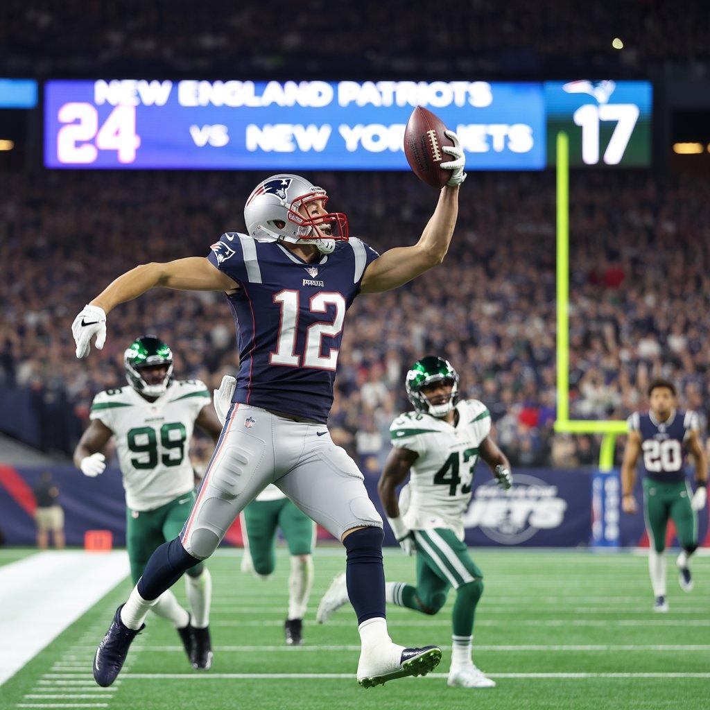 new england patriots vs new york jets match player stats