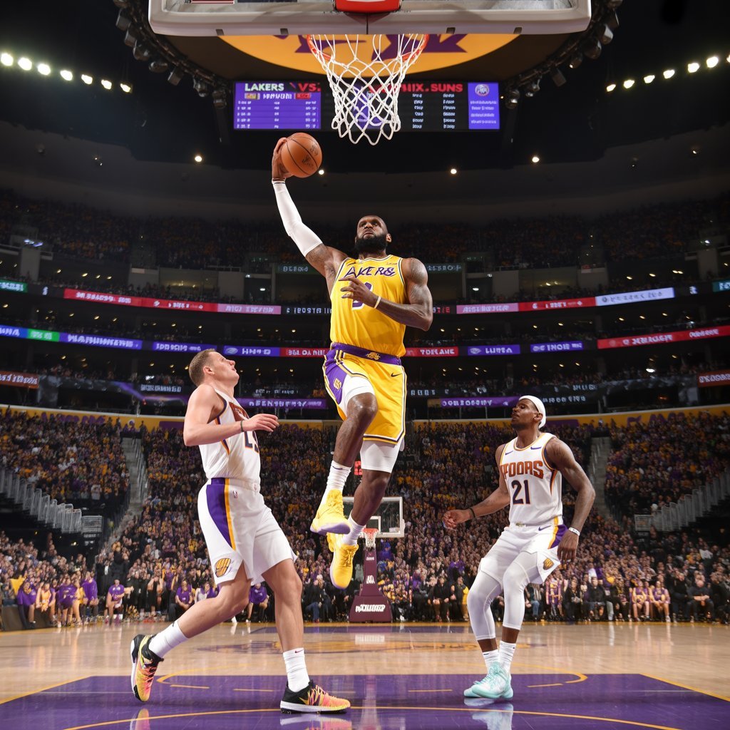 lakers vs phoenix suns match player stats