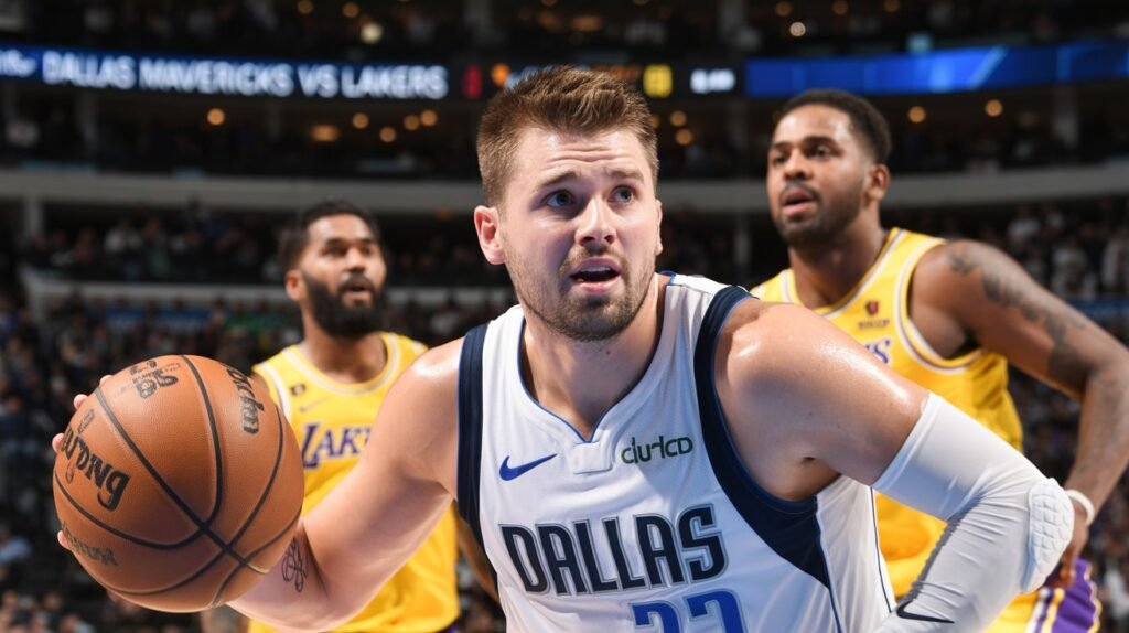 dallas mavericks vs lakers match player stats