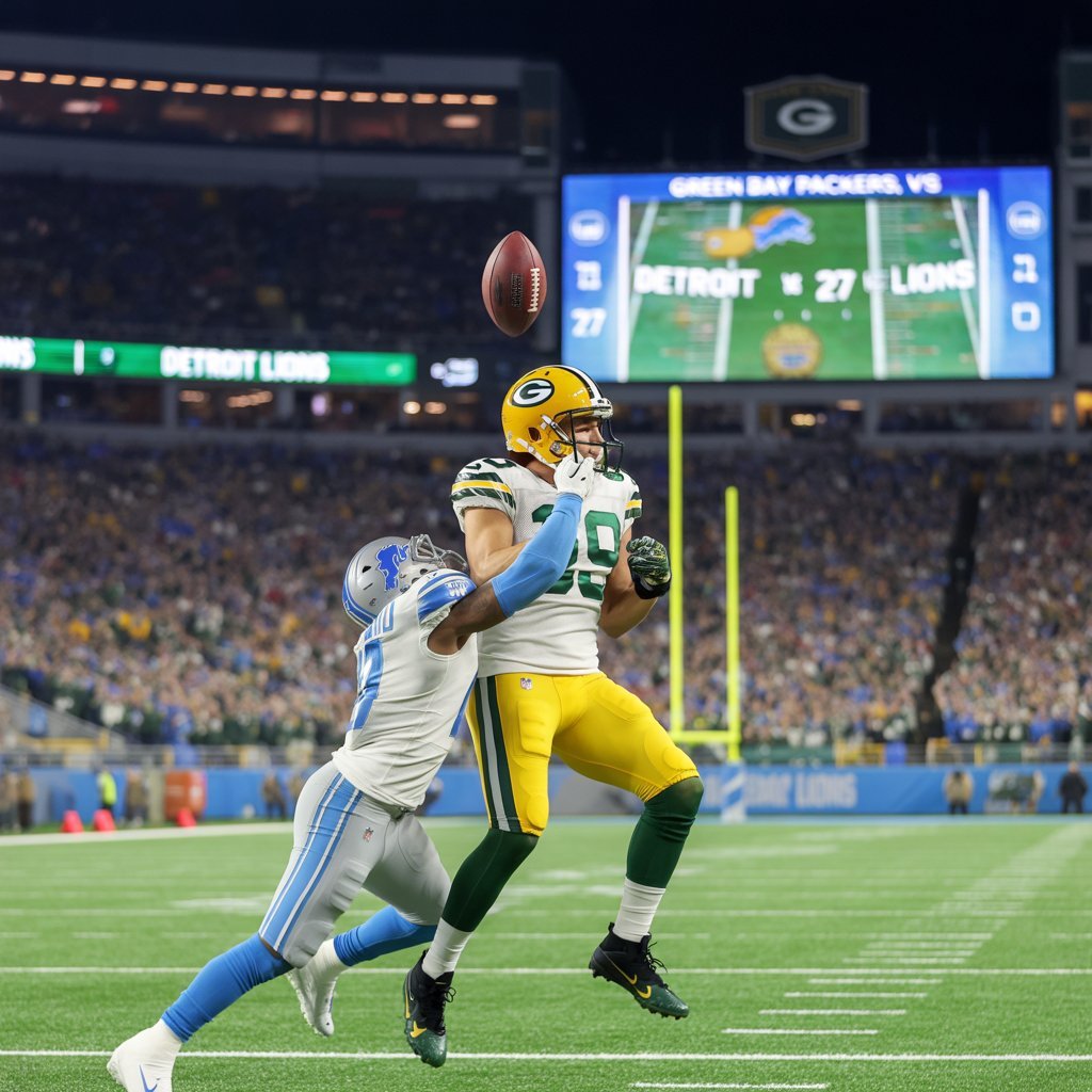 green bay packers vs detroit lions match player stats
