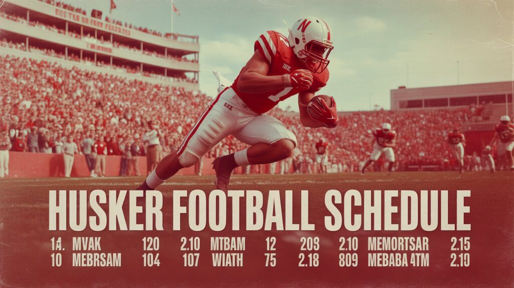 husker football schedule