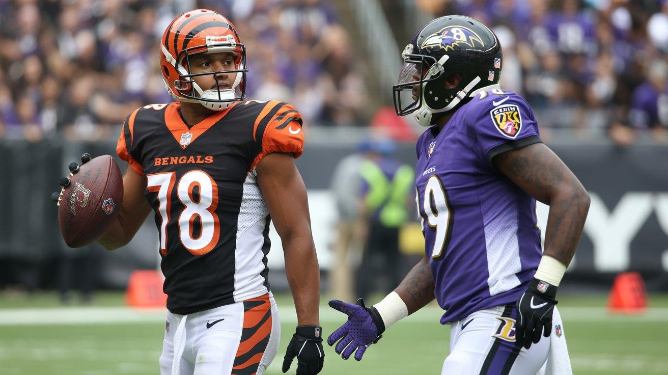 bengals vs baltimore ravens match player stats