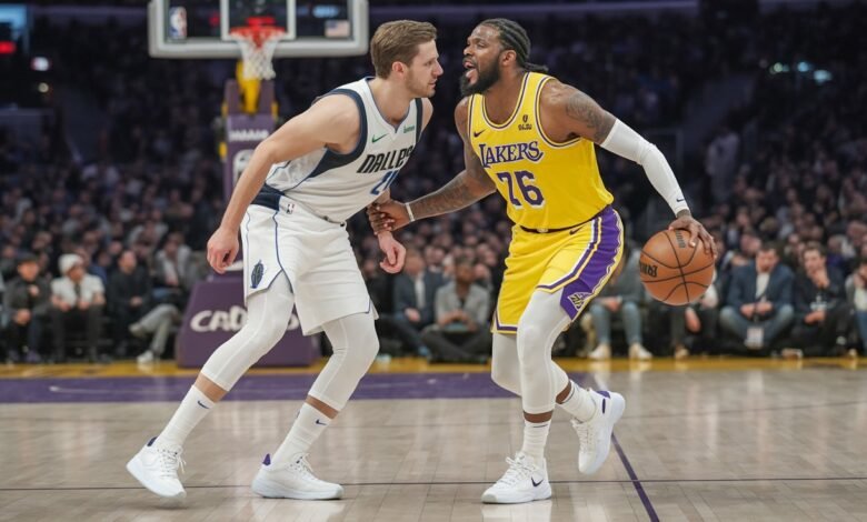 dallas mavericks vs lakers match player stats