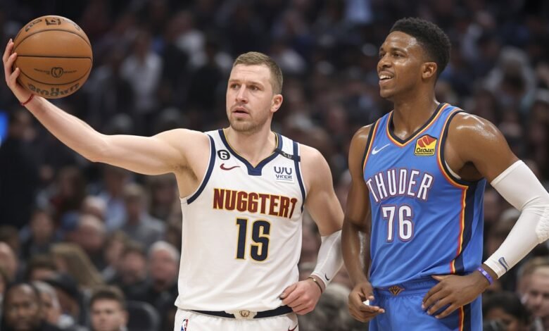 denver nuggets vs okc thunder match player stats