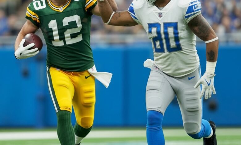 green bay packers vs detroit lions match player stats