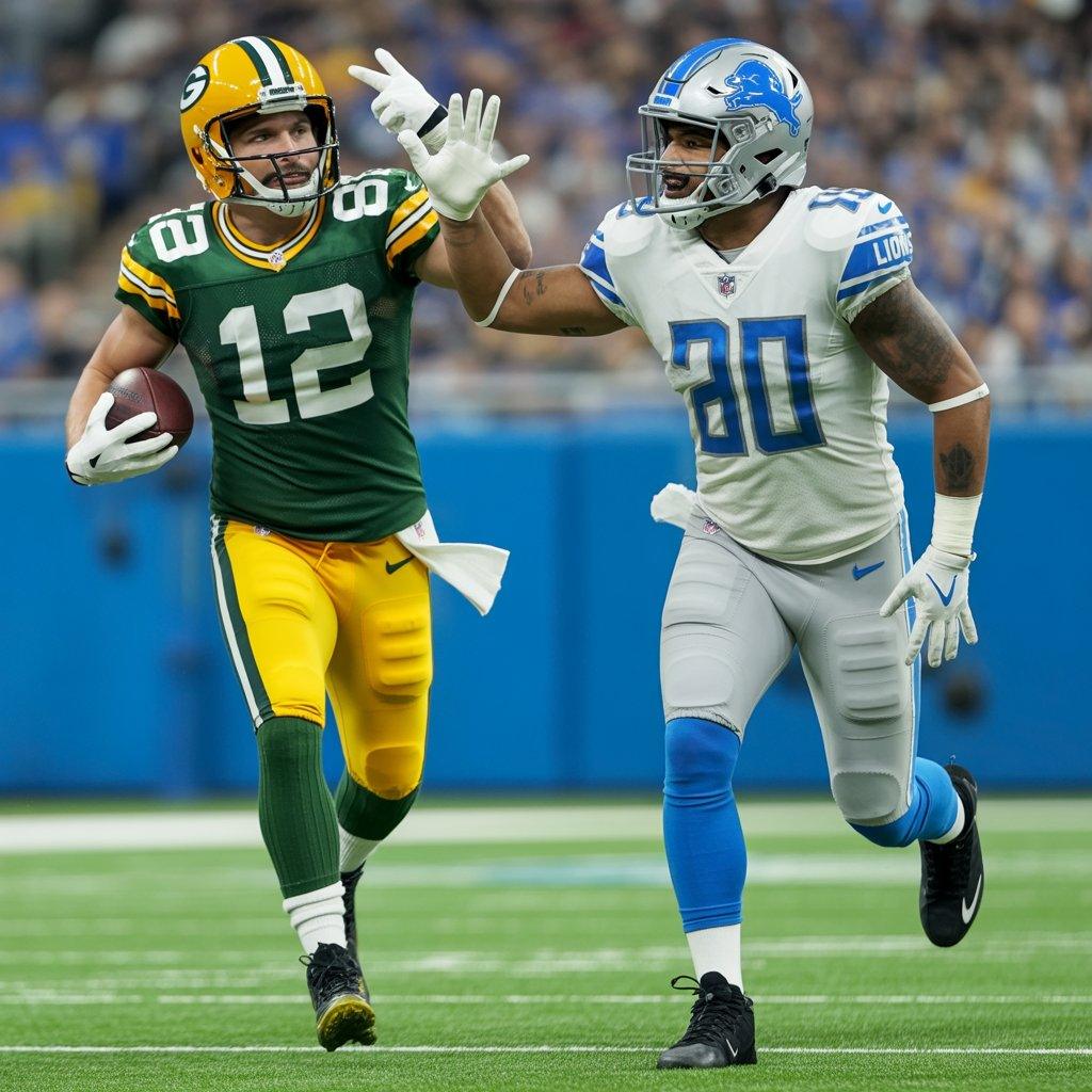 green bay packers vs detroit lions match player stats