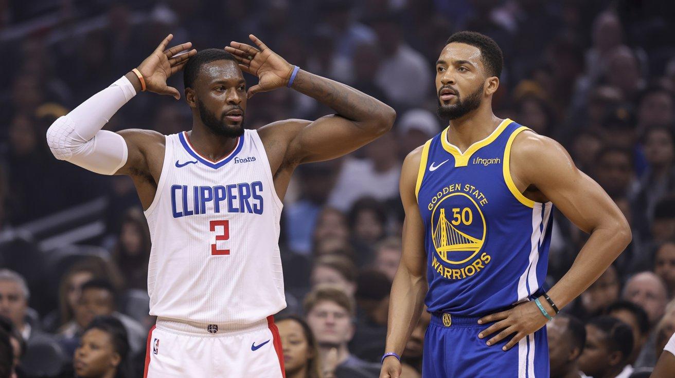 la clippers vs golden state warriors match player stats
