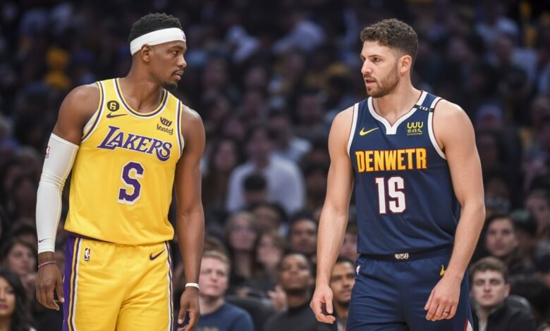 lakers vs denver nuggets match player stats