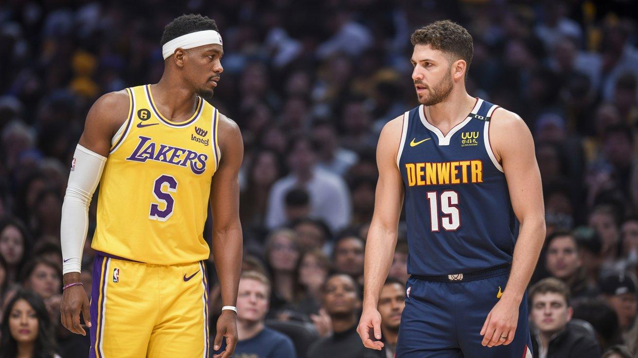 lakers vs denver nuggets match player stats