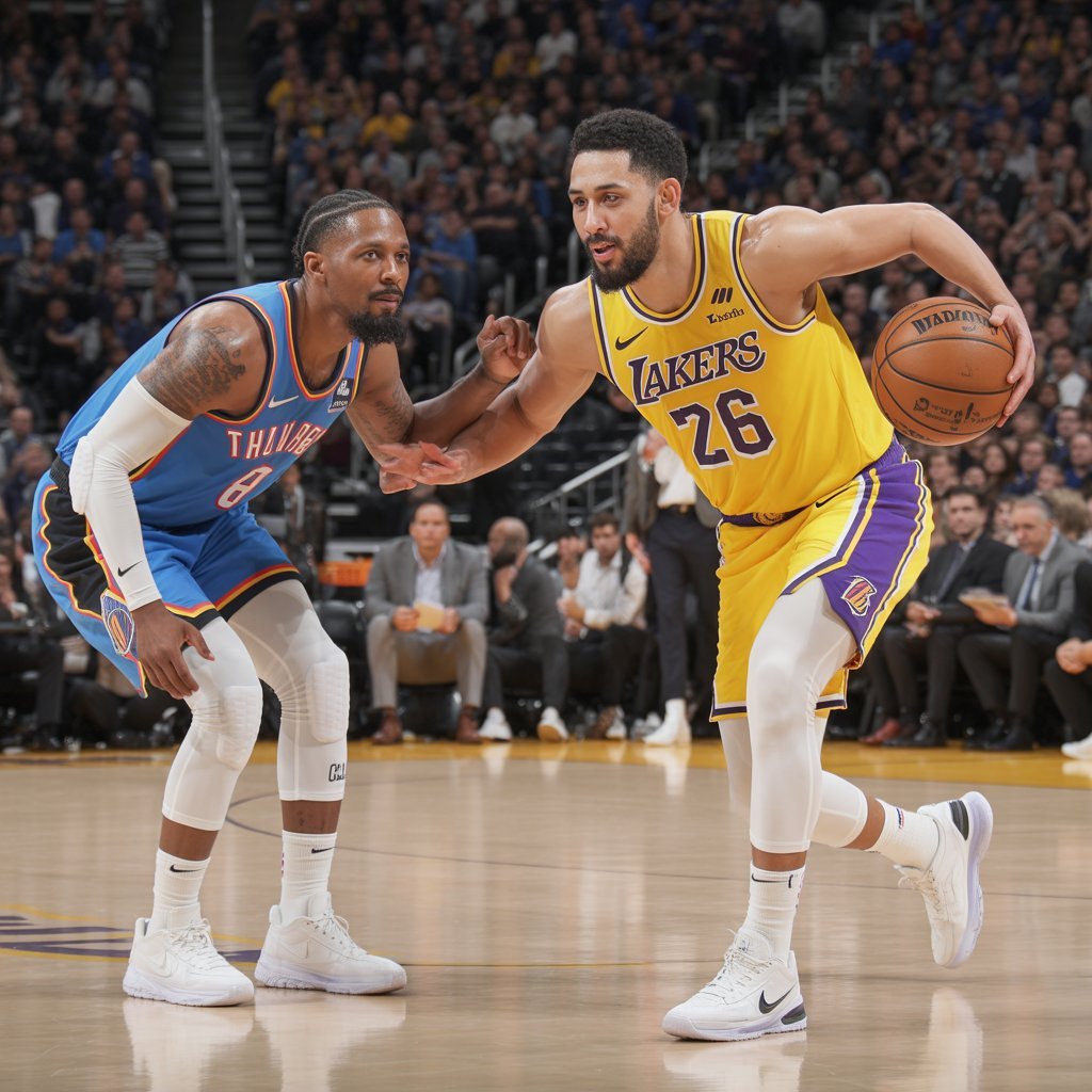Lakers Outlast Thunder in Scoring Duel Fueled by James and Gilgeous-Alexander