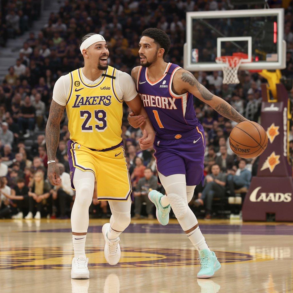 lakers vs phoenix suns match player stats