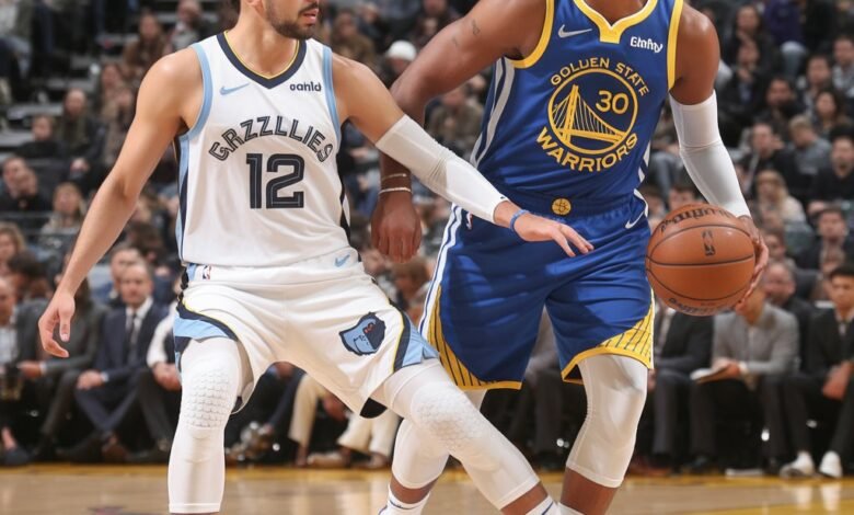 memphis grizzlies vs golden state warriors match player stats