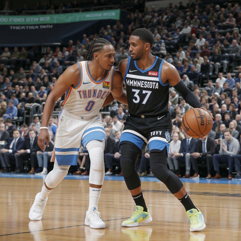 minnesota timberwolves vs oklahoma city thunder match player stats