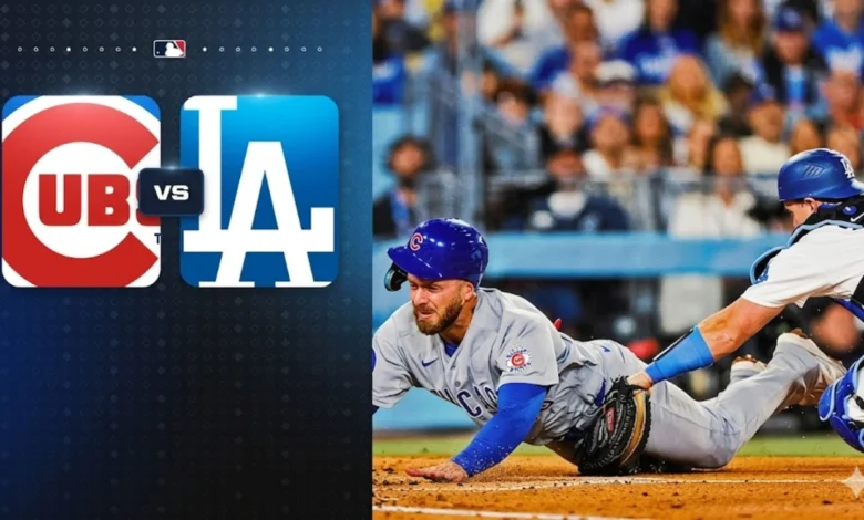 Chicago Cubs vs Dodgers Match Player Stats