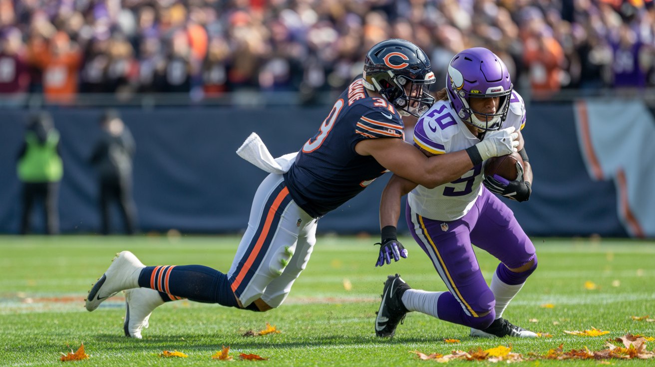 chicago bears vs minnesota vikings match player stats