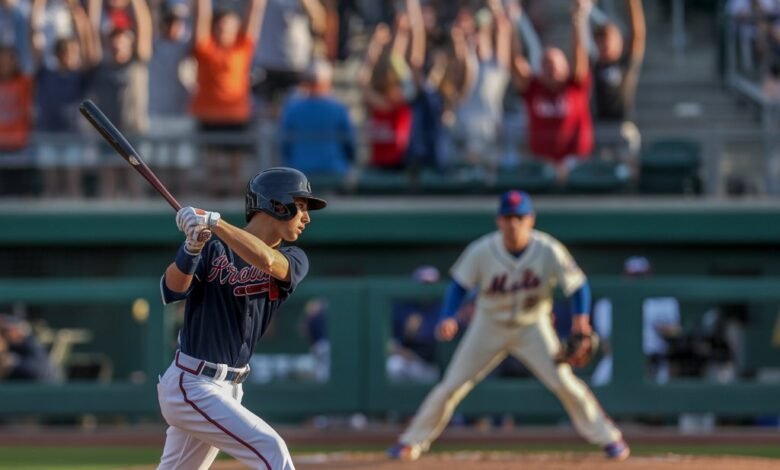 atlanta braves vs mets match player stats