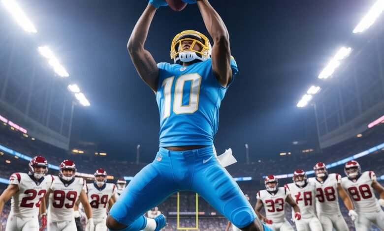 chargers vs texans match player stats