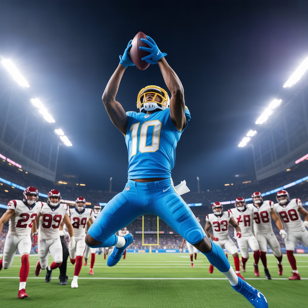 chargers vs texans match player stats