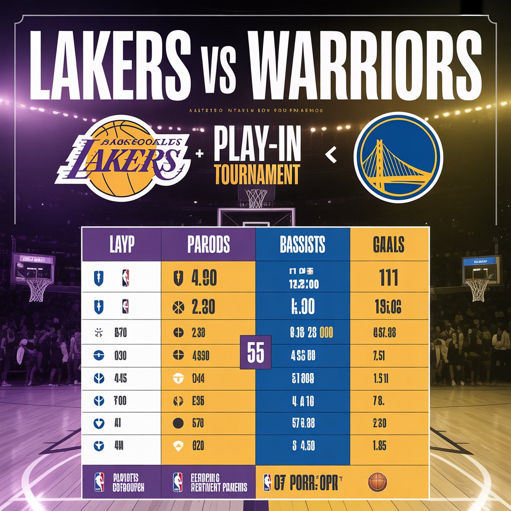 Lakers vs Golden State Warriors stats 