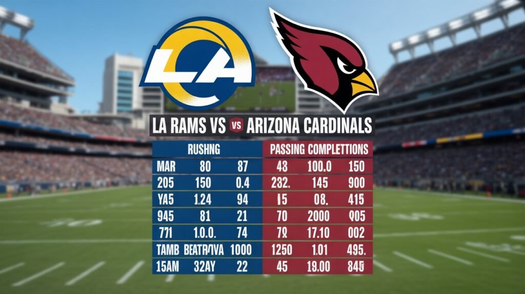 los angeles rams vs arizona cardinals match player stats
