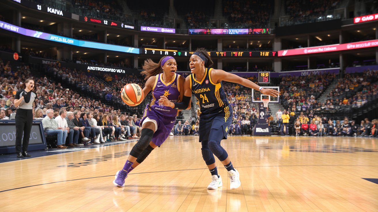 los angeles sparks vs indiana fever match player stats