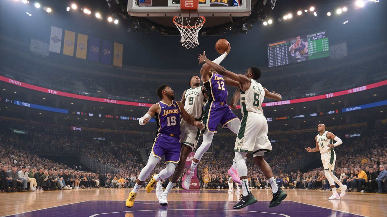 lakers vs milwaukee bucks match player stats