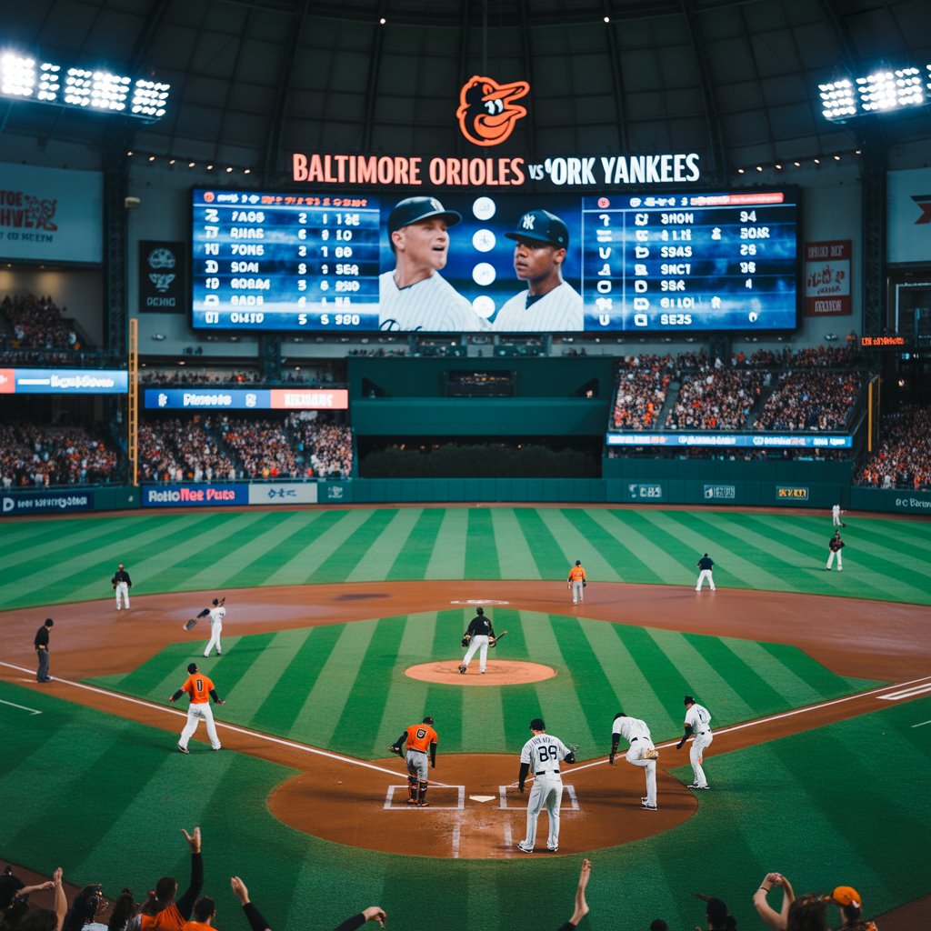 baltimore orioles vs new york yankees match player stats