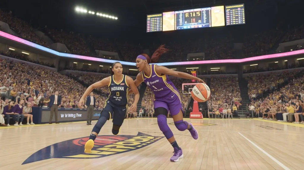 los angeles sparks vs indiana fever match player stats