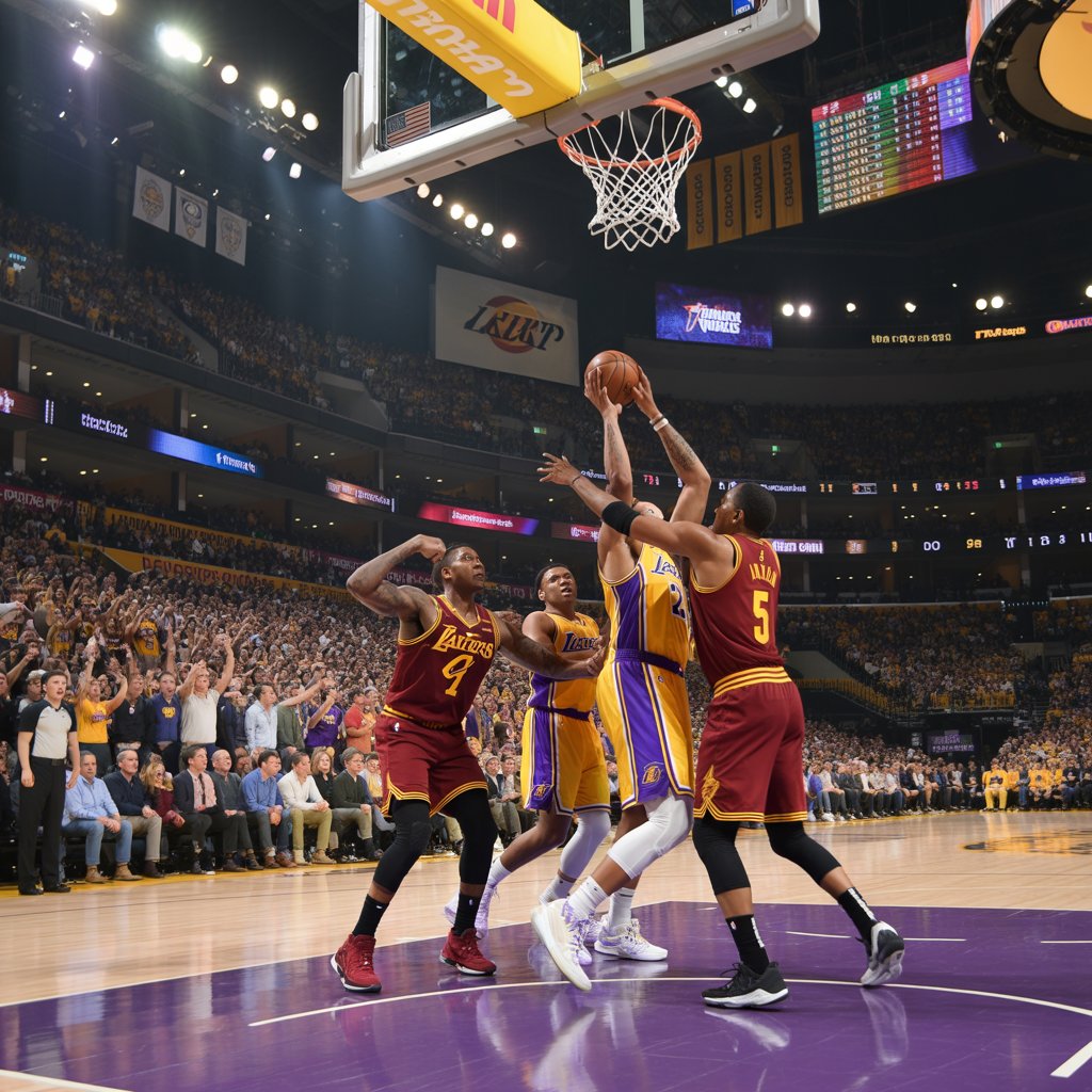 lakers vs cleveland cavaliers match player stats