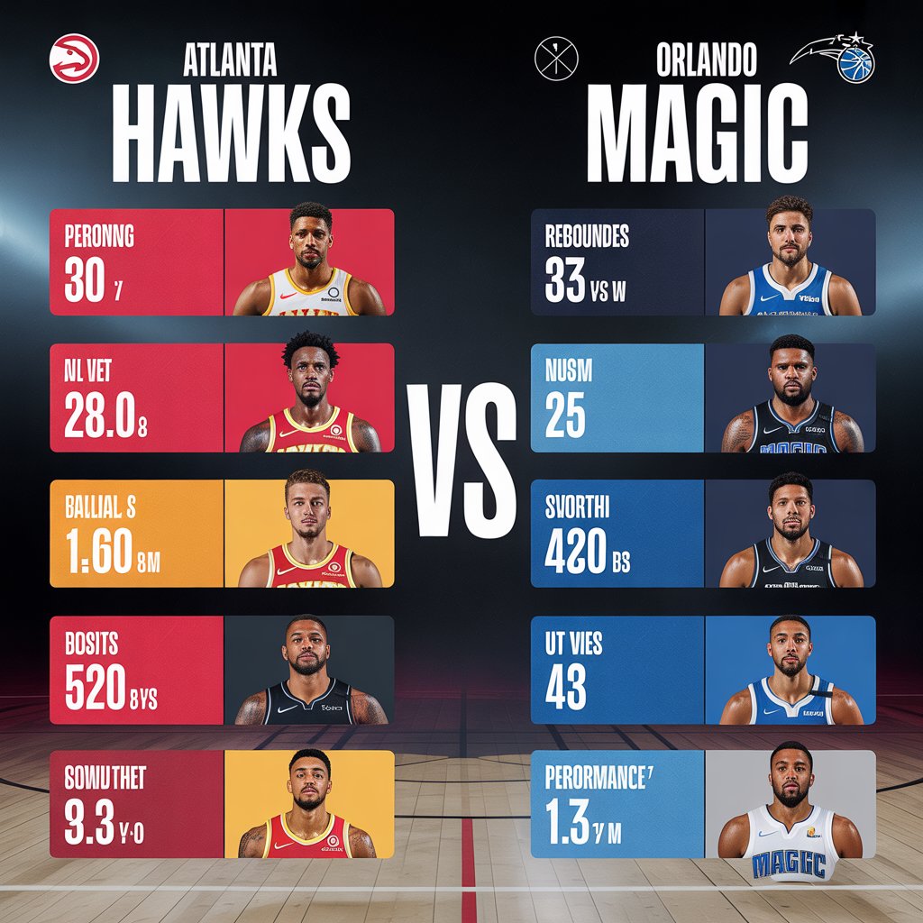 atlanta hawks vs orlando magic match player stats