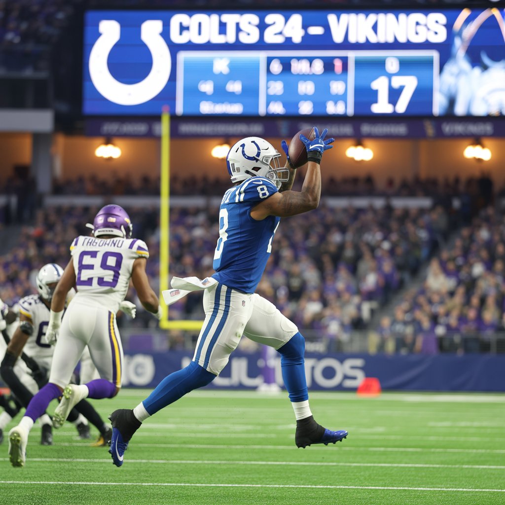 colts vs minnesota vikings match player stats